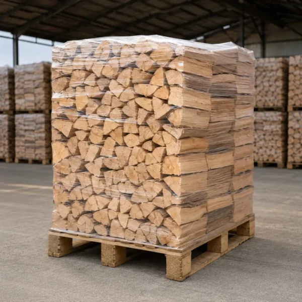 Legna di faggio secca 25 cm (Pallet 1 metro stero accatastato) – 500 kg